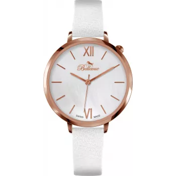 Relógio de mulher BELLEVUE B46 35 mm Aço inoxidável Prateado