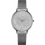 BELLEVUE Woman D12 40mm relógio analógico de quartzo caixa de aço inoxidável bracelete de couro preta