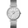 Relógio BELLEVUE Woman E66 (32 mm) analógico de quartzo - caixa de aço inoxidável cor de ouro rosa, mostrador branco, bracelete de couro castanho