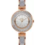 BELLEVUE Woman E68 Relógio de quartzo analógico 33mm com bracelete de pele verdadeira