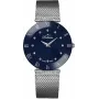 BELLEVUE relógio mulher F130 quartzo analógico 26mm caixa de aço inoxidável pulseira de pele mostrador branco