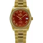 Relógio de mulher BELLEVUE I17 (35mm) quartzo suíço analógico - mostrador prateado, bracelete de pele preta