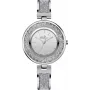 BELLEVUE relógio mulher E67 quartzo analógico 33 mm aço inoxidável malha prateado