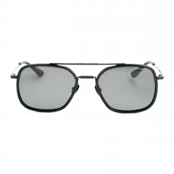 Belstaff óculos de sol de homem Avedon S118 - armação de acetato preta, lentes de policarbonato cinzentas, proteção UV400, 56/20/145 mm