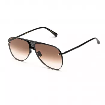 Óculos de sol Belstaff Beckinton homem - armação de acetato preta, lentes cinzentas, 61/12/145 mm, UV400