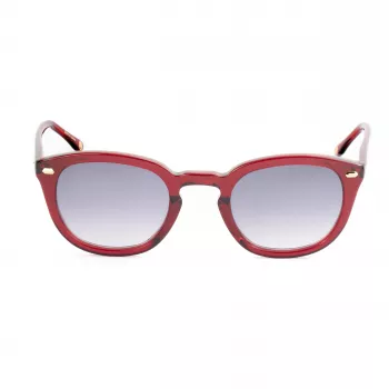 Óculos de sol Belstaff Grasmere-S179 para mulher - armação preta em acetato, lentes cinzentas em policarbonato, 47/23/145 mm, proteção UV400