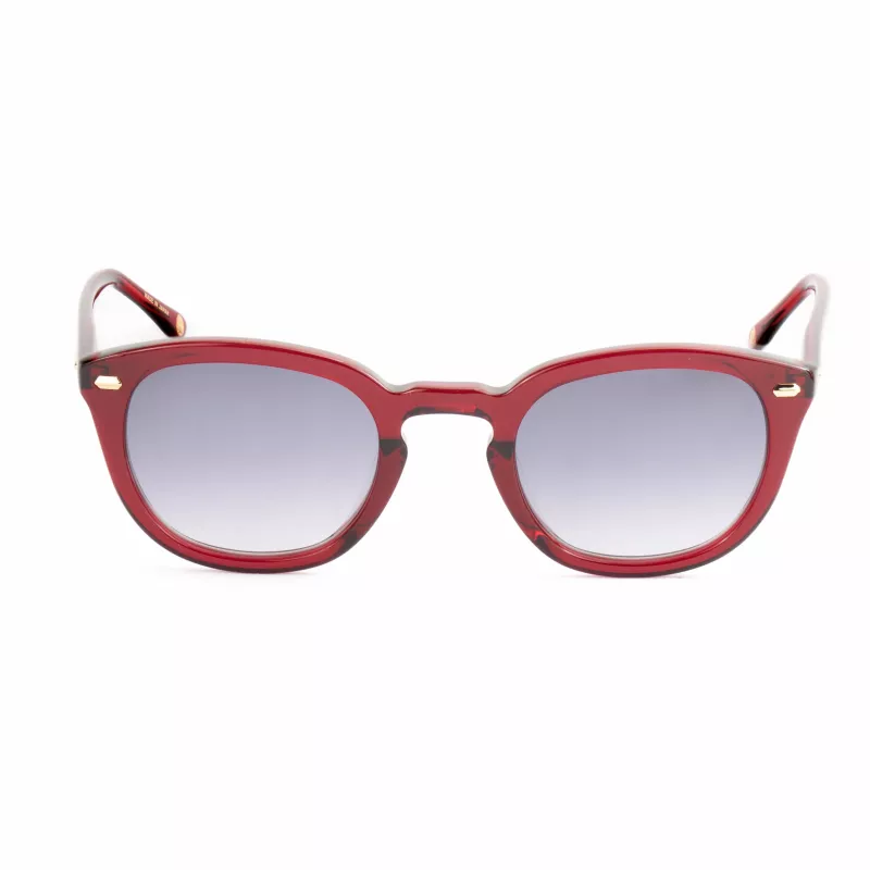 Óculos de sol Belstaff Grasmere-S179 para mulher - armação preta em acetato, lentes cinzentas em policarbonato, 47/23/145 mm, proteção UV400
