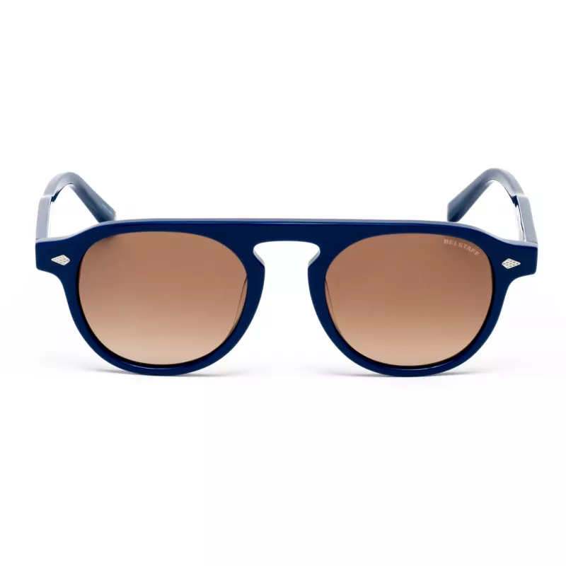 Óculos de sol unissexo BELSTAFF LARSSON-AZUL armação azul lentes cinzentas 49/21/145 mm UV400