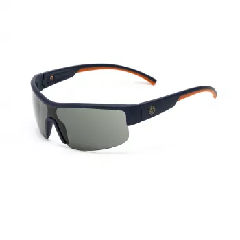 Óculos de sol Belstaff Man BLOODHOUNDAZU piloto metal gunmetal lente azul 65/12/125 mm