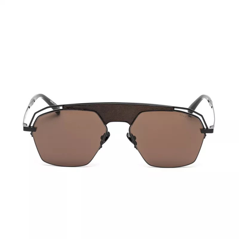 BELSTAFF MAN MAXFORDNEGROW óculos de sol 57/18/145 mm armação preta lentes cinzentas UV400