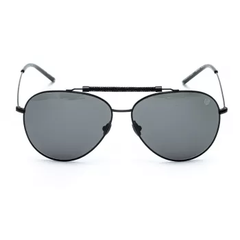 BELSTAFF MAN PANTHER-NEGRO Óculos de sol - armação preta, lentes cinzentas, 61/13/145 mm