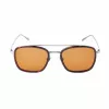Óculos de sol BELSTAFF MAN RYDER-S085 modelo piloto/aviador preto acetato lentes cinzentas 54/21/145 mm
