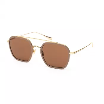 Óculos de sol Belstaff Merrick II homem bege castanho degradê 57mm