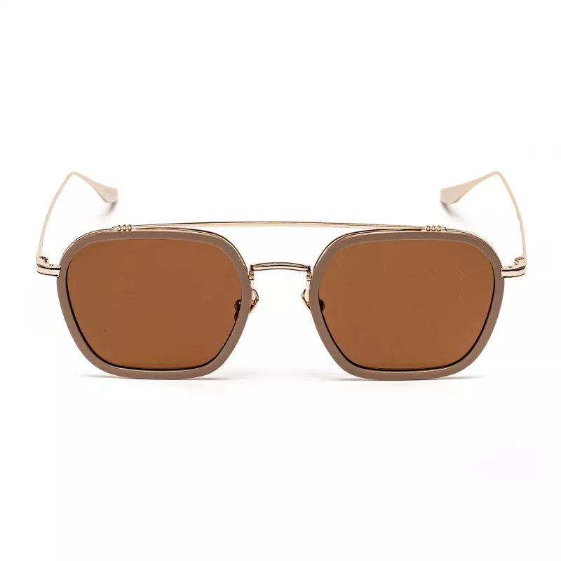 Óculos de sol de homem Belstaff Merrick II, armação verde-oliva escuro, lentes cinzentas escuras com tonalidade, 54 mm