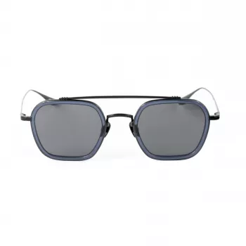 BELSTAFF MERRICK-S137 óculos de sol unissexo - armação de acetato preta, lentes UV400 cinzentas 47/23/143 mm