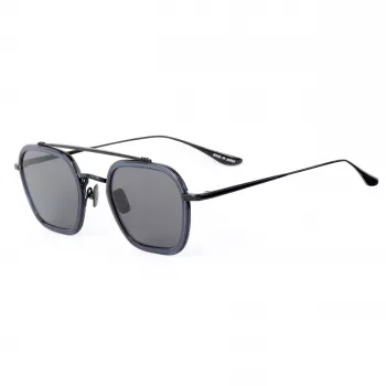 BELSTAFF MERRICK-S137 óculos de sol unissexo - armação de acetato preta, lentes UV400 cinzentas 47/23/143 mm