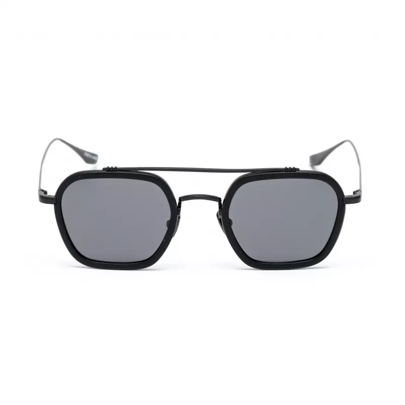 BELSTAFF MERRICKNEGROW óculos de sol unissexo - armação preta, lentes cinzento fumo, 47/23/143 mm