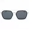 Belstaff Merrikiigris Óculos de sol homem - Armação de acetato cinzenta com lentes de policarbonato cinzentas - 52/17/140 mm