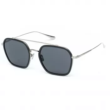Belstaff Merrikiigris Óculos de sol homem - Armação de acetato cinzenta com lentes de policarbonato cinzentas - 52/17/140 mm