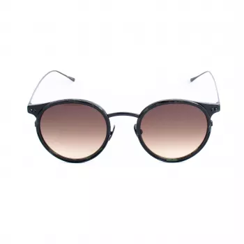 Óculos de sol Belstaff Parkgate-S123 unissexo - armação preta, lentes cinzentas, 48/21/145 mm