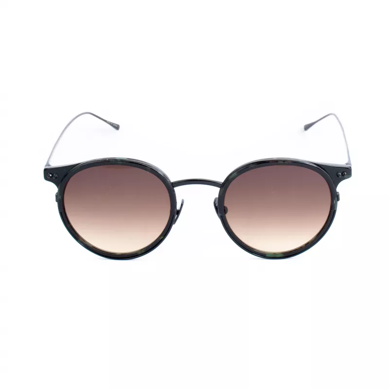 Óculos de sol Belstaff Parkgate-S123 unissexo - armação preta, lentes cinzentas, 48/21/145 mm