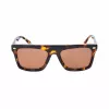 Óculos de sol unissexo Belstaff Randford S153 - Armação de acetato preta, lentes de policarbonato cinzentas, 52 mm