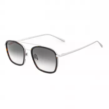 Óculos de sol quadrados de homem Belstaff RYERCLEARS08, armação de acetato transparente, lentes transparentes, 54/21/145 mm