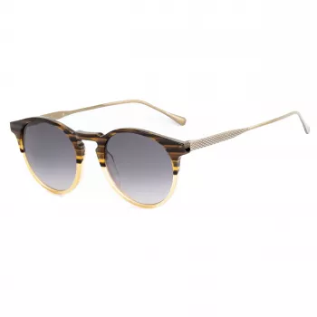 Óculos de sol unissexo BELSTAFF Brooklands032 - armação preta, lentes cinzentas 48/23/148 mm