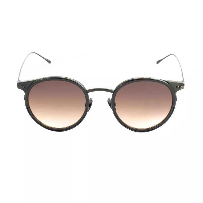 Óculos de sol BELSTAFF Parkgate-S120 unissexo - armação de acetato preta, lentes de policarbonato cinzentas, proteção UV400, 48/21/145 mm