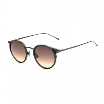 Óculos de sol BELSTAFF Parkgate-S120 unissexo - armação de acetato preta, lentes de policarbonato cinzentas, proteção UV400, 48/21/145 mm