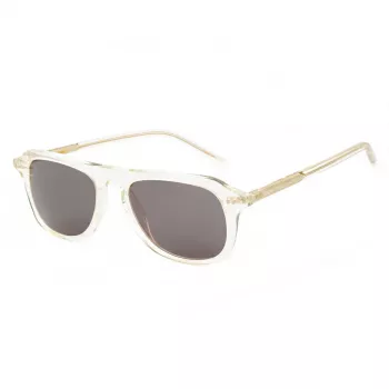 Óculos de sol de mulher BELSTAFF Eyston-S044 - armação preta em acetato, lentes cinzentas, 53 mm