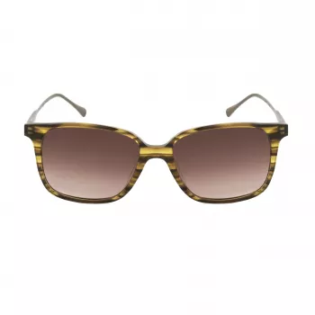 Óculos de sol de mulher BELSTAFF Bonington BONINGTONS024 - armação de acetato preta, lentes de policarbonato cinzentas, proteção UV400, largura da lente 53 mm