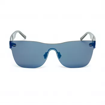 Óculos de sol de mulher Belstaff Flashgunazul - armação de acetato azul com lentes degradê cinzentas