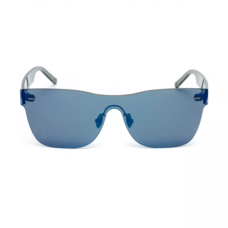 Óculos de sol de mulher Belstaff Flashgunazul - armação de acetato azul com lentes degradê cinzentas