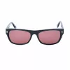 Óculos de sol BELSTAFF Hudson S181 para mulher - armação preta em acetato, lentes cinzentas CR-39, 54/17/145 mm