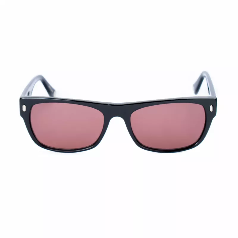 Óculos de sol BELSTAFF Hudson S181 para mulher - armação preta em acetato, lentes cinzentas CR-39, 54/17/145 mm