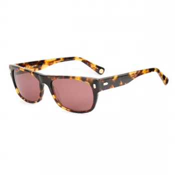 Óculos de sol Belstaff Hudson S184 para mulher - armação retangular de acetato UV400