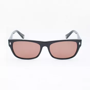 Óculos de sol BELSTAFF Hudson-S185 para mulher - armação preta, lentes cinzentas, 54 mm