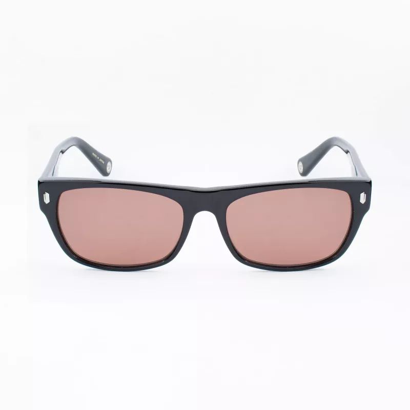 Óculos de sol BELSTAFF Hudson-S185 para mulher - armação preta, lentes cinzentas, 54 mm