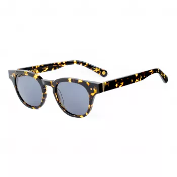 Óculos de sol de mulher BELSTAFF Marshall S064 - armação de acetato preta, lente de policarbonato cinzenta, 47/21/148 mm