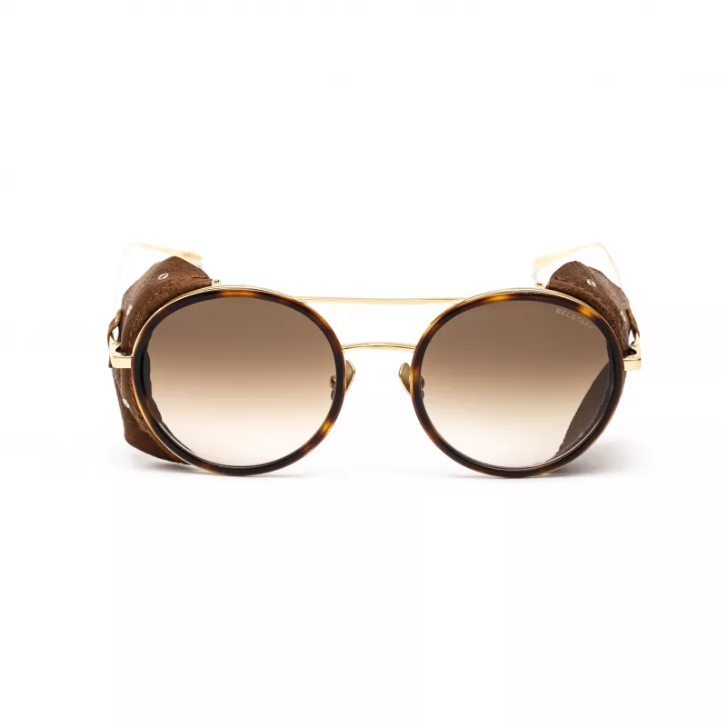 Óculos de sol de mulher BELSTAFF Pinnerdoradof - 53/19/145 mm - tom dourado/armação marrom