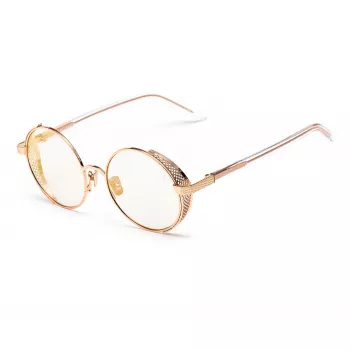 Belstaff óculos de sol Trophy III Dora para mulher - armação preta, lentes cinzentas, 53 mm