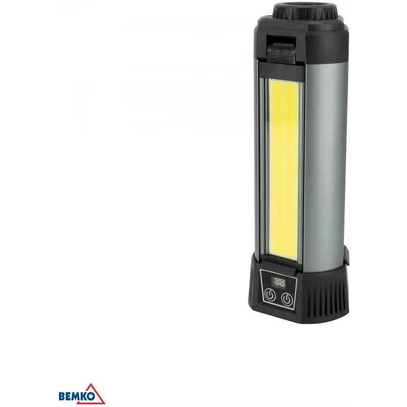 Lanterna LED multifunções BEMKO 6000mAh IP42, 1000 lúmenes, recarregável USB-C
