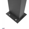 Candeeiro de jardim tipo balizador LED híbrido BEMKO SOLVEO, 7W, 600lm, CCT 3000K/4000K/6500K, 80cm, IP65, Cinzento-escuro, sensor PIR