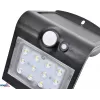 Projetor LED solar BEMKO TRINGO 1,5W 220lm 4000K IP65 preto com sensor PIR C83-SOT-001BL-PIR