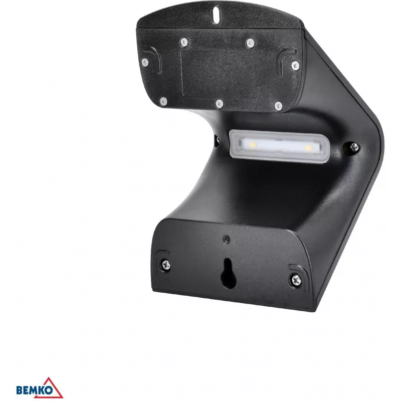 Projetor LED solar BEMKO TRINGO 1,5W 220lm 4000K IP65 preto com sensor PIR C83-SOT-001BL-PIR