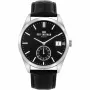 Relógio de quartzo analógico Ben Sherman homem WB039BB 43 mm mostrador preto bracelete de pele preto