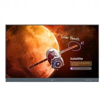 Ecrã interativo plano 4K UHD BenQ Board Pro RP8605 86 polegadas com Android, toque de 40 pontos, 450 cd/m², Wi-Fi 6, 8GB RAM, 64GB armazenamento