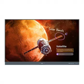 Ecrã interativo plano 4K UHD BenQ Board Pro RP8605 86 polegadas com Android, toque de 40 pontos, 450 cd/m², Wi-Fi 6, 8GB RAM, 64GB armazenamento