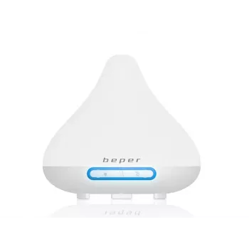 Beper 70.402 grelhador elétrico de mesa 2000 W placa canelada antiaderente com recipiente de recolha de gordura